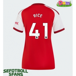 Arsenal Declan Rice #41 Hemmatröja Kvinnor 2026-27 Kortärmad
